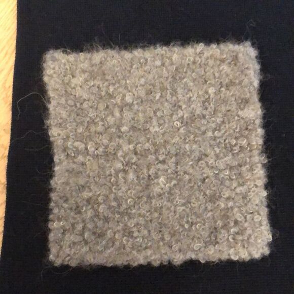 Crewcuts Navy Short Sleeved Sweater Dress with Gray Wool Pockets, Girls 16 - Picture 2 of 5